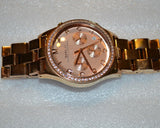  Shop Authentic Marc Jacobs Henry Chronograph Rose Gold Dial Rose Gold Steel Strap Watch for Women - MBM3118 - Luxxuri