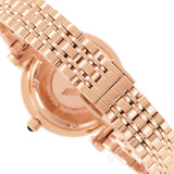  Shop Authentic Emporio Armani Gianni T-Bar Black Dial Rose Gold Strap Watch For Women - AR11145 - Luxxuri