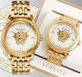  Shop Authentic Versace Palazzo Empire White Dial Gold Steel Strap Watch for Men - VERD00318 - Luxxuri