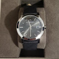  Shop Authentic Burberry Heritage Grey Dial Black Leather Strap Watch for Men - BU9024 - Luxxuri