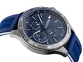  Shop Authentic Tommy Hilfiger Bank Blue Dial Blue Rubber Strap Watch for Men - 1791721 - Luxxuri