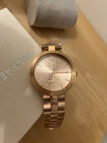  Shop Authentic Michael Kors Garner Quartz Rose Gold Dial Rose Gold Steel Strap Watch For Women - MK6409 - Luxxuri