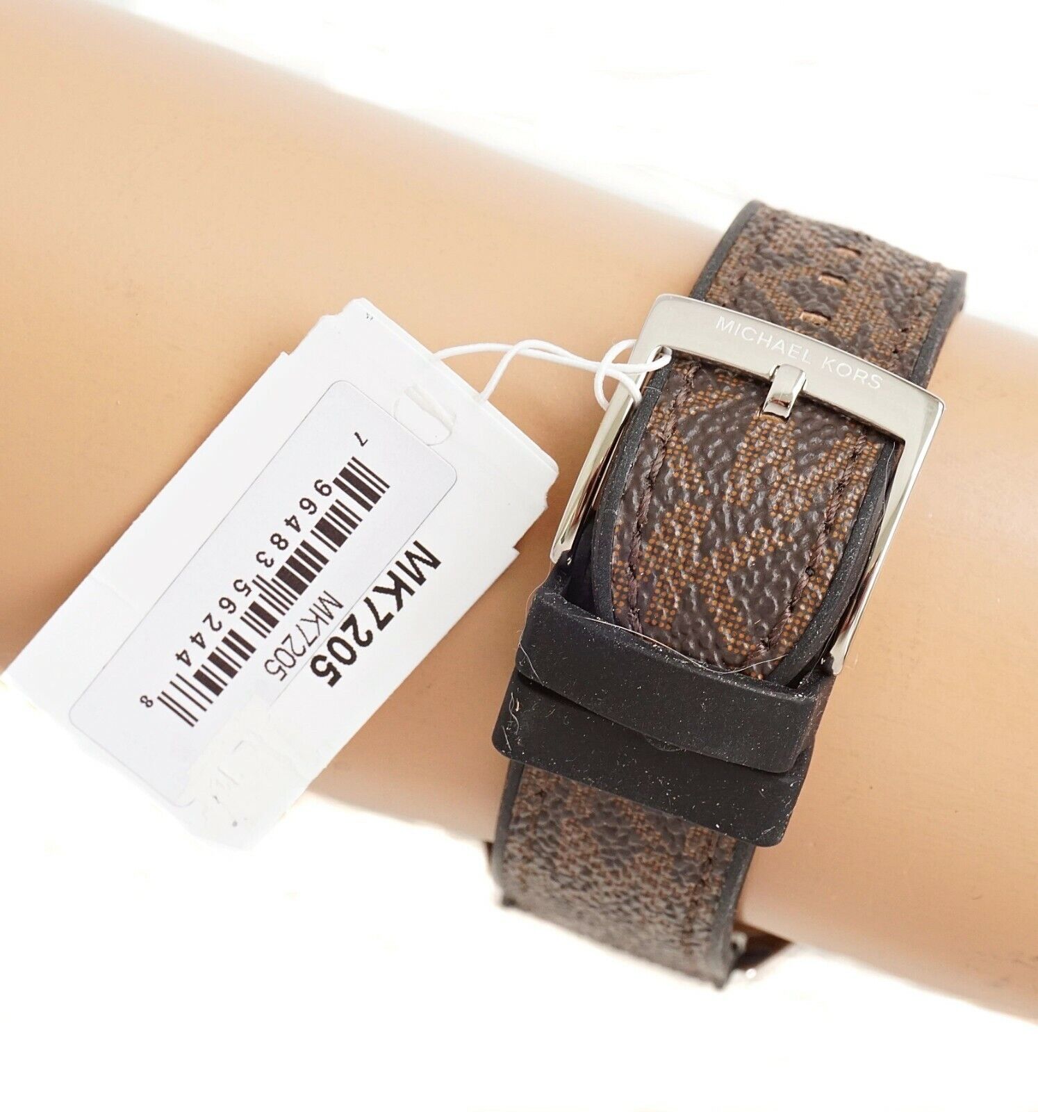  Shop Authentic Michael Kors Jessa Multifunction Silver Dial Brown Leather Strap Watch For Women - MK7205 - Luxxuri