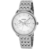  Shop Authentic Fossil Tailor Silver Dial Silver Steel Strap Watch for Women - ES3712 - Luxxuri