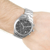  Shop Authentic Tissot T Classic PR 100 Chronograph Black Dial Silver Steel Strap Watch for Men - T101.417.11.051.00 - Luxxuri