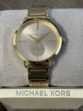  Shop Authentic Michael Kors Portia Rose Gold Dial Two Tone Steel Strap Watch for Women - MK3706 - Luxxuri