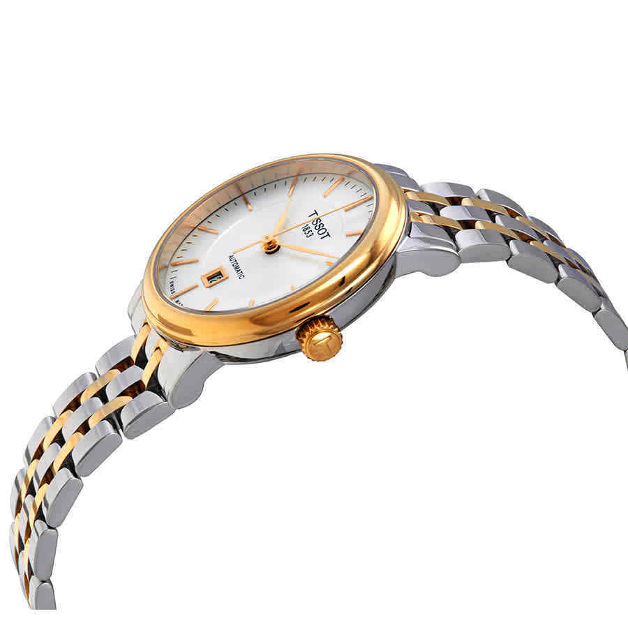  Shop Authentic Tissot T Classic Carson Premium White Dial Two Tone Steel Strap Watch for Women - T122.207.22.031.00 - Luxxuri