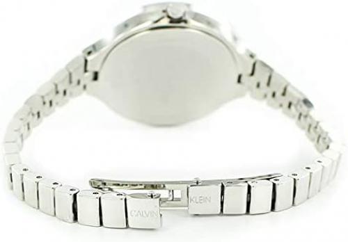  Shop Authentic Calvin Klein Lively Silver Dial Silver Steel Strap Watch for Women - K4U23126 - Luxxuri