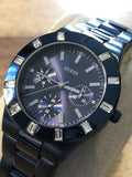  Shop Authentic Guess Glisten Analog Blue Dial Blue Steel Strap Watch for Women - W0027L3 - Luxxuri