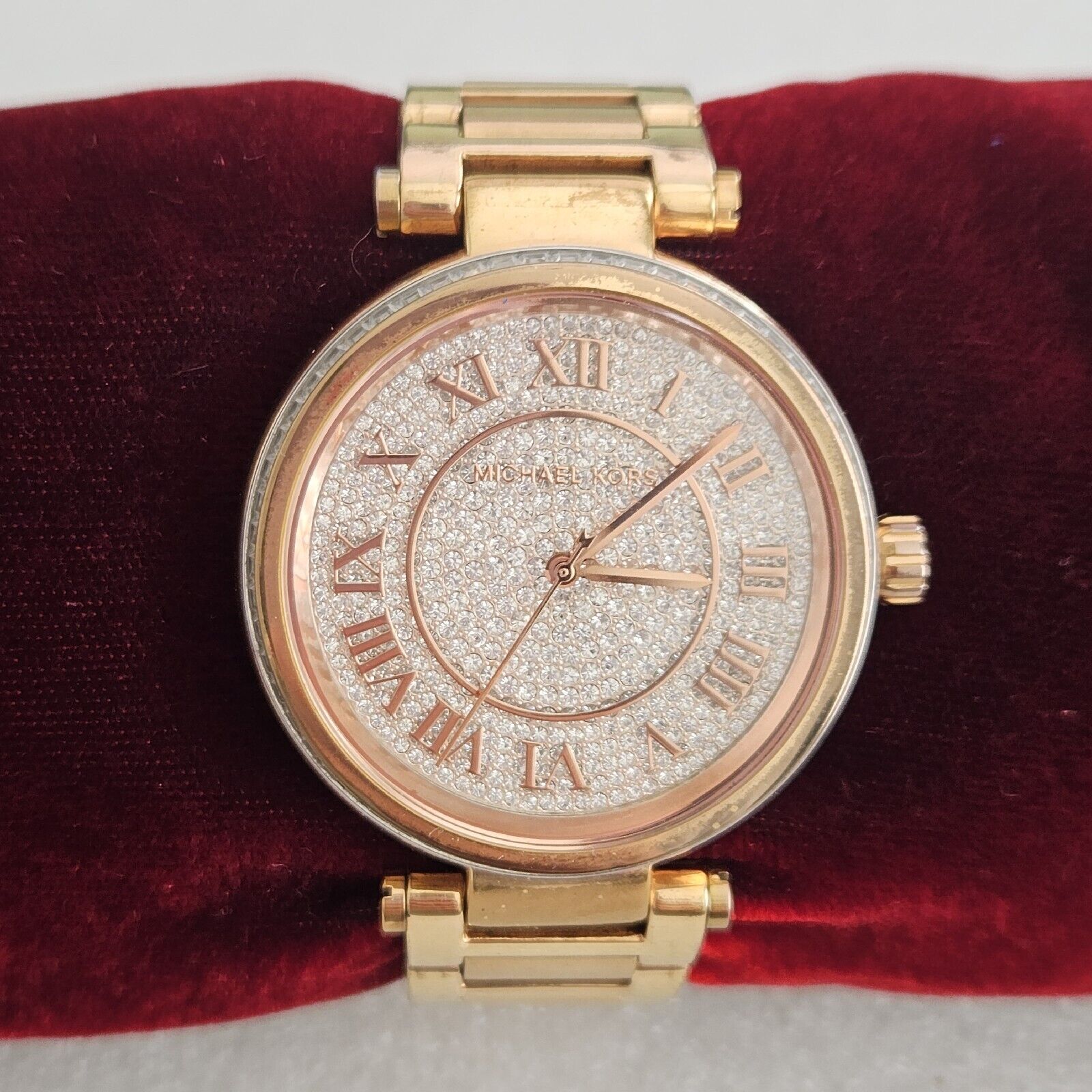 Shop Authentic Michael Kors Skylar Rose Gold Dial Rose Gold Steel Strap Watch for Women - MK5868 - Luxxuri