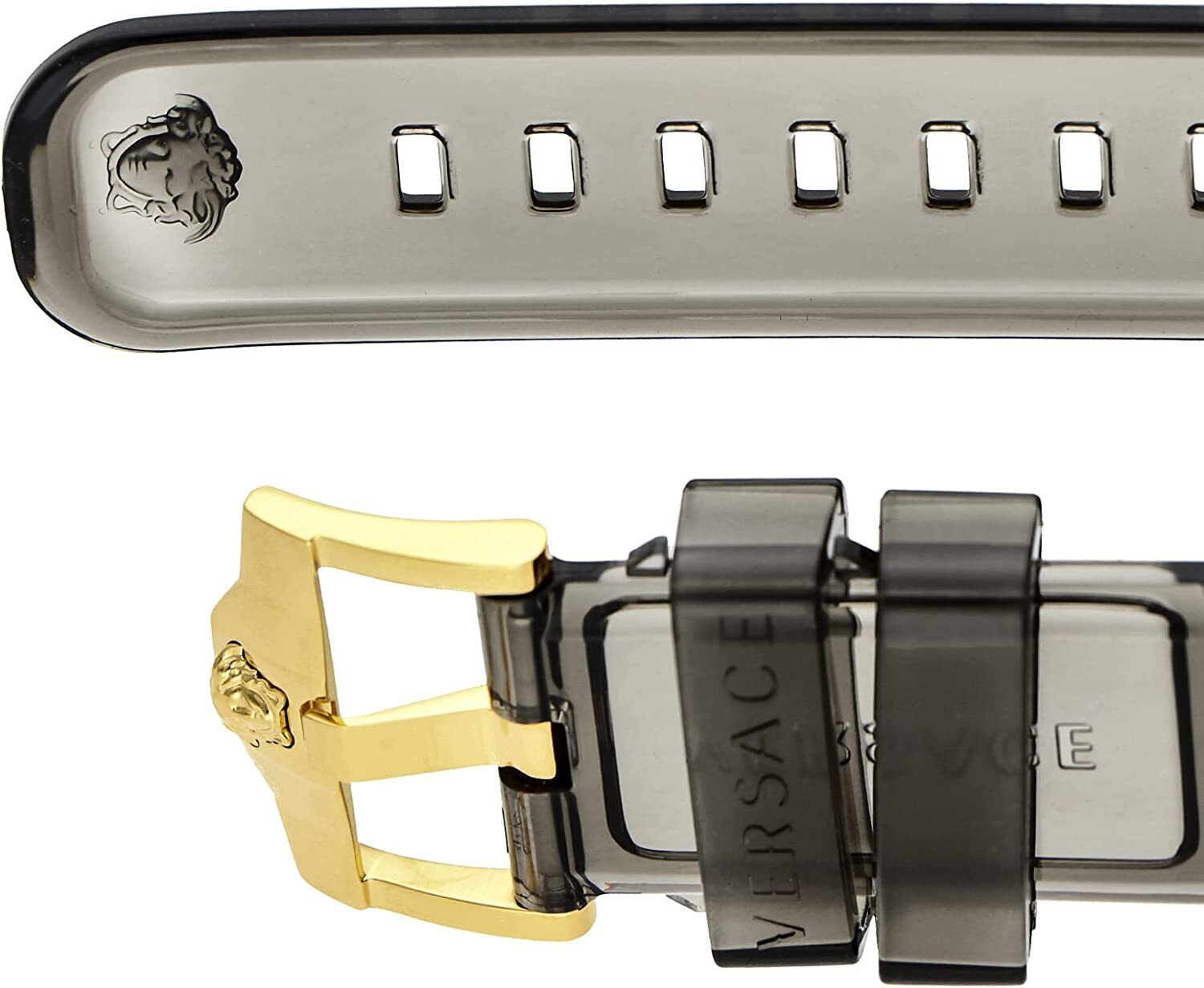  Shop Authentic Versace Icon Active Chronograph Gold Dial Black Silicone Strap Watch For Men - VEZ700321 - Luxxuri