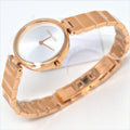  Shop Authentic Calvin Klein Authentic White Dial Rose Gold Steel Strap Watch for Women - K8G23646 - Luxxuri