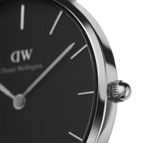  Shop Authentic Daniel Wellington Classic Petite York Black Dial Brown Leather Strap Watch For Women - DW00100238 - Luxxuri