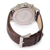  Shop Authentic Hugo Boss Aeroliner Chronograph Quartz Grey Dial Brown Leather Strap Watch For Men - HB1512570 - Luxxuri
