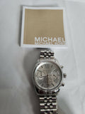  Shop Authentic Michael Kors Lexington Silver Dial Silver Steel Strap Watch for Women - MK5555 - Luxxuri
