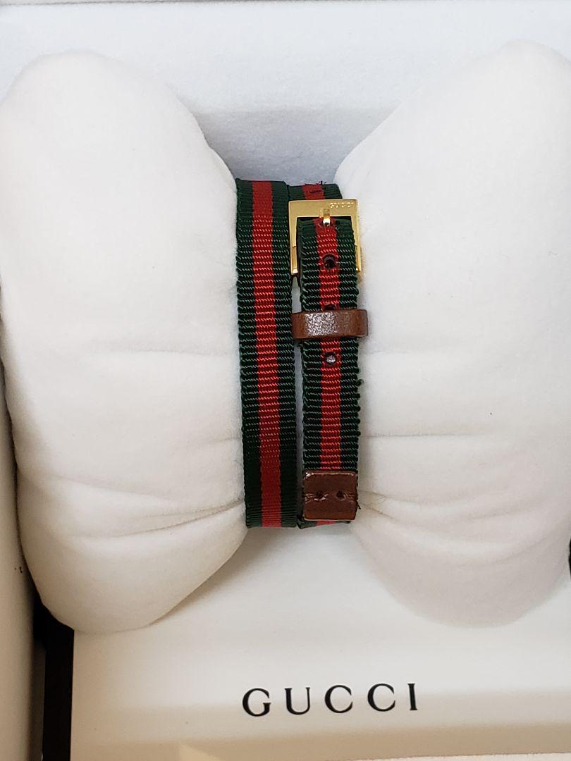  Shop Authentic Gucci G-Frame Multicolored Red and Green Dial Watch For Women - YA128527 - Luxxuri