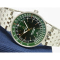  Shop Authentic Breitling Navitimer Automatic 41mm Green Dial Silver Steel Strap Watch for Men - A17326361L1A1 - Luxxuri