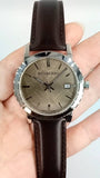  Shop Authentic Burberry The City Gold Dial Brown Leather Strap Watch for Men - BU9011 - Luxxuri