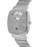  Shop Authentic Gucci Grip Quartz Silver Dial Silver Steel Strap Watch For Women - YA157410 - Luxxuri