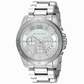  Shop Authentic Michael Kors Brecken Chronograph Silver Dial Silver Steel Strap Watch For Women - MK8562 - Luxxuri