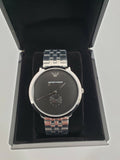  Shop Authentic Emporio Armani Classic Quartz Black Dial Silver Steel Strap Watch For Men - AR11161 - Luxxuri