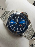  Shop Authentic Gucci Dive Quartz Blue Dial Silver Steel Strap Watch For Men - YA136311 - Luxxuri