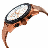  Shop Authentic Maserati Traguardo 45mm Chronograph Rose Gold Mesh Strap White Dial Watch For Men - R8873612011 - Luxxuri