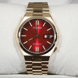  Shop Authentic Citizen Tsuyosa Automatic Red Dial Gold Steel Strap Watch For Men - NJ0153-82X - Luxxuri