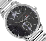  Shop Authentic Tommy Hilfiger Hunter Grey Dial Silver Steel Strap Watch for Men - 1791608 - Luxxuri