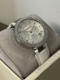  Shop Authentic Michael Kors Parker White Dial White Leather Strap Watch for Women - MK2277 - Luxxuri