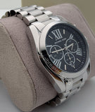  Shop Authentic Michael Kors Bradshaw Black Dial Silver Steel Strap Watch for Men - MK5705 - Luxxuri