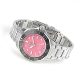  Shop Authentic Tag Heuer Aquaracer Professional 300 Automatic Diamonds Pink Dial Silver Steel Strap Watch for Women - WBP231J.BA0618 - Luxxuri