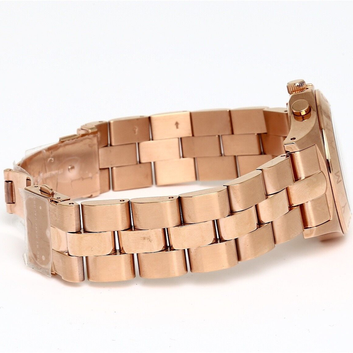  Shop Authentic Marc Jacobs Blade Chronograph Mother of Pearl White Dial Rose Gold Steel Strap Watch for Women - MBM8637 - Luxxuri