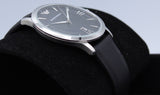  Shop Authentic Emporio Armani Giovanni Analog Black Dial Black Leather Strap Watch For Men - AR11210 - Luxxuri