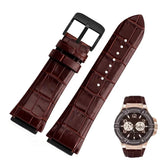  Shop Authentic Guess Rigor Analog Brown Dial Brown Leather Strap Watch For Men - W0040G3 - Luxxuri