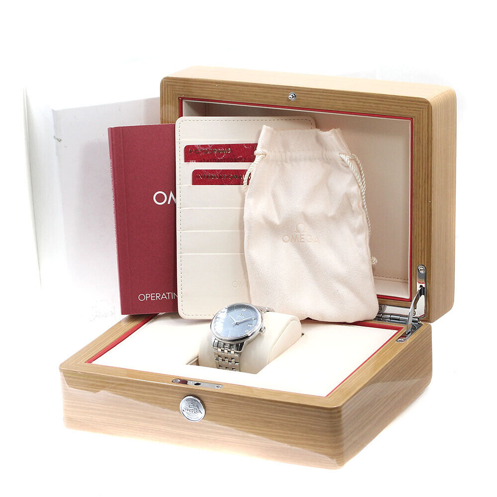  Shop Authentic Omega De Ville Prestige Co-Axial Blue Dial Silver Steel Strap Watch for Men - 424.10.40.20.03.002 - Luxxuri