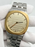  Shop Authentic Gucci 25H Quartz Gold Dial Silver Steel Strap Watch for Men - YA163405 - Luxxuri