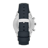  Shop Authentic Emporio Armani Lambda Chronograph Blue Dial Blue Leather Strap Watch For Men - AR11018 - Luxxuri