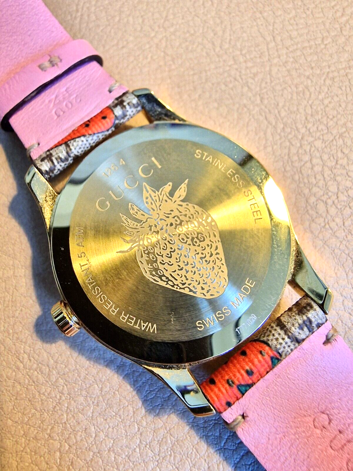  Shop Authentic Gucci G Timeless Brown Dial Brown Leather Strap Watch For Women - YA1264133 - Luxxuri