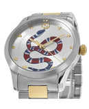  Shop Authentic Gucci G Timeless Quartz Stainless Steel Silver Dial 27mm Watch For Women - YA126591 - Luxxuri