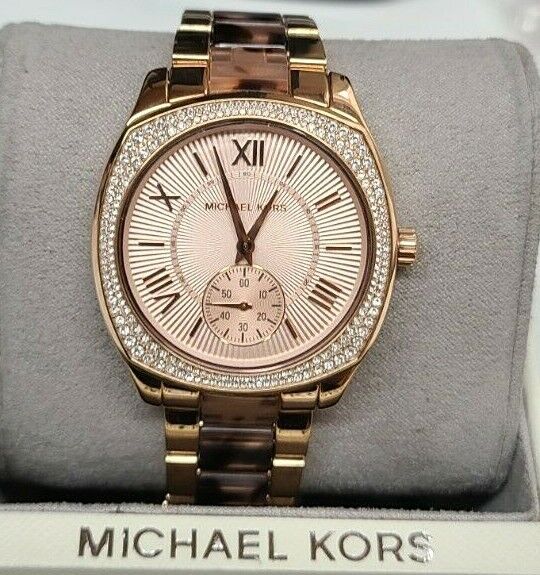  Shop Authentic Michael Kors Bryn Rose Gold Dial Two Tone Steel Strap Watch For Women - MK6276 - Luxxuri