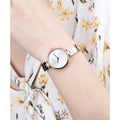  Shop Authentic Calvin Klein Authentic White Dial Rose Gold Steel Strap Watch for Women - K8G23646 - Luxxuri