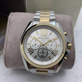  Shop Authentic Michael Kors Bradshaw Silver Dial Two Tone Steel Strap Watch for Women - MK5627 - Luxxuri