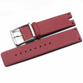  Shop Authentic Calvin Klein Glam Transparent Dial Red Leather Strap Watch for Women - K9423144 - Luxxuri
