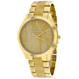 Shop Authentic Michael Kors Slim Runway Gold Dial Two Tone Gold Strap Watch for Women - MK4285 - Luxxuri