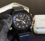  Shop Authentic Fossil Modern Machine Chronograph Black Dial Blue Leather Strap Watch for Men - FS5066 - Luxxuri
