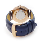  Shop Authentic Daniel Wellington Classic Somerset White Dial Blue Leather Strap Watch For Men - DW00100121 - Luxxuri