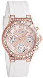 Shop Authentic Guess Moonlight Diamonds White Dial White Rubber Strap Watch for Women - GW0257L2 - Luxxuri