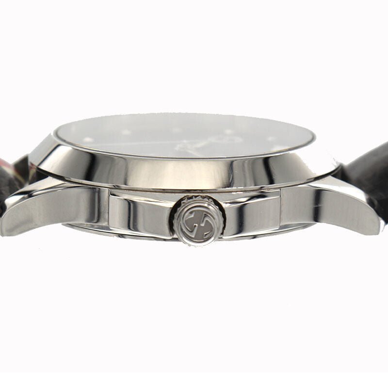  Shop Authentic Gucci Le Marche Des Merveilles Black Dial Black Leather Strap Unisex Watch - YA1264007 - Luxxuri