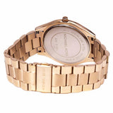  Shop Authentic Michael Kors Slim Runway Brown Dial Rose Gold Stainless Steel Strap Watch for Women - MK3181 - Luxxuri